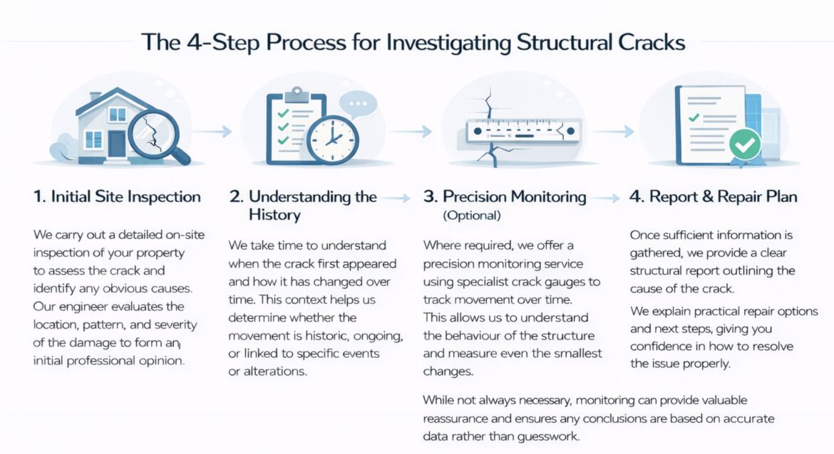 Crack Investigation - Rivet Engineering | Structural Engineer and ...